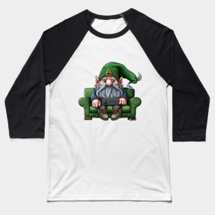 Irish Gamer Gnome Baseball T-Shirt